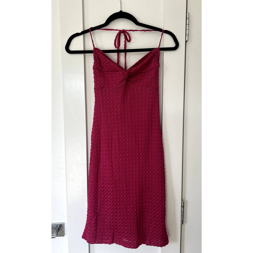 Express Hot Pink Midi Dress